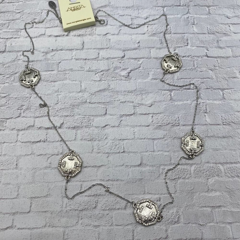 Amrita Singh Otto Austrian Crystal Station Necklace